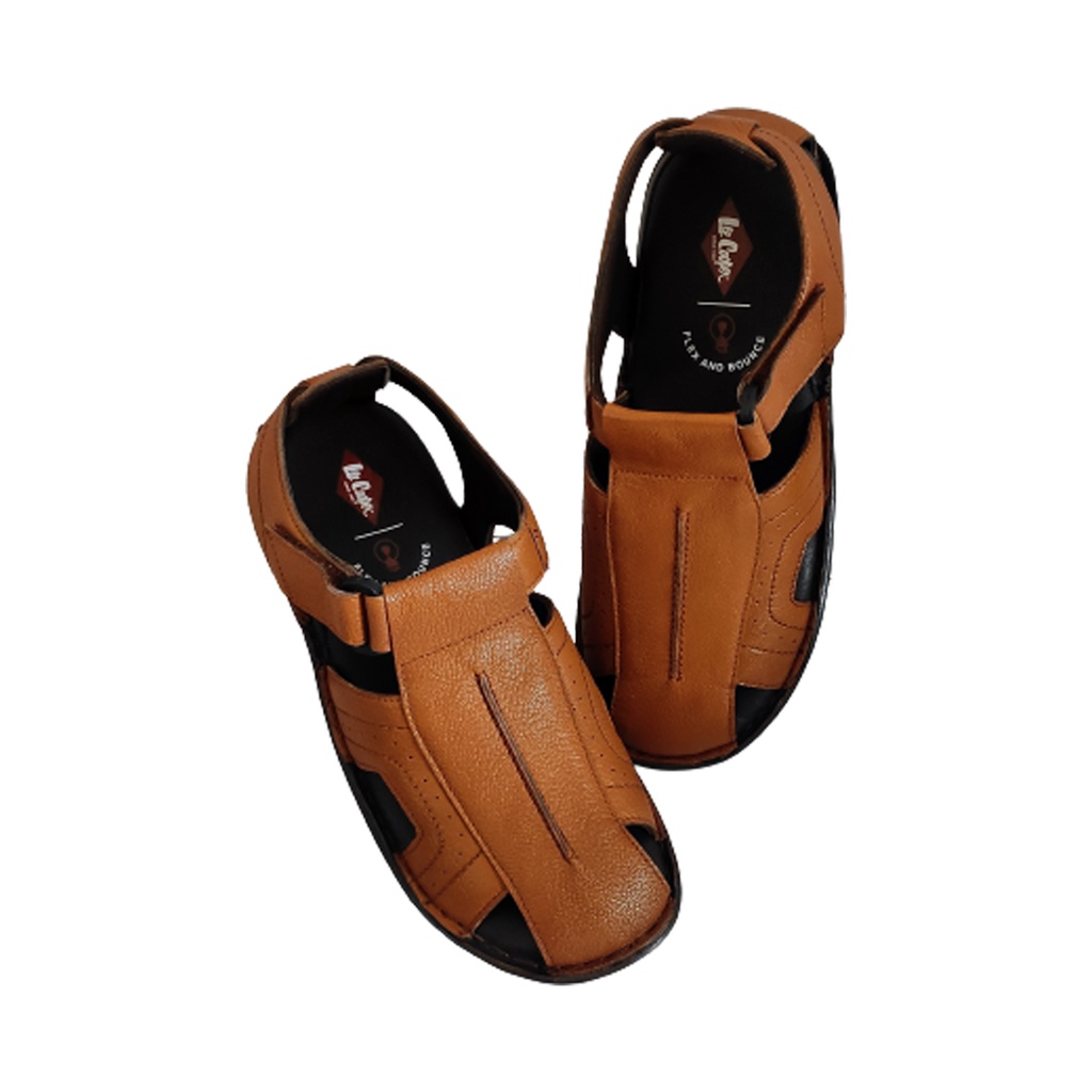 Lee cooper men's online leather sandals